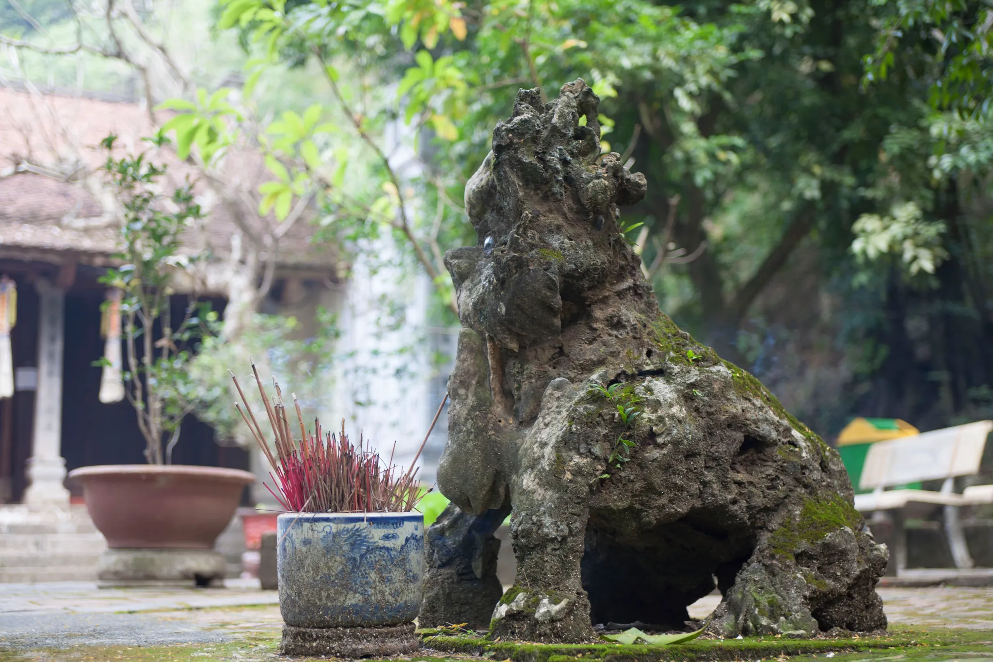Không gian cảnh quan di tích Chùa Trầm