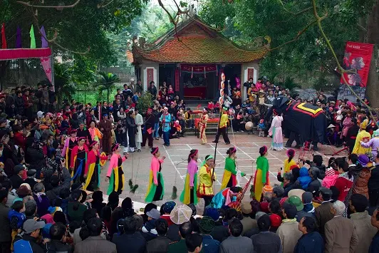 Toàn cảnh Lễ hội Trò Trám