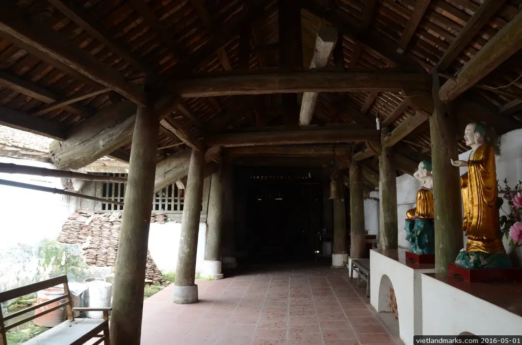 Hành lang La Hán tại Chùa Thổ Hà