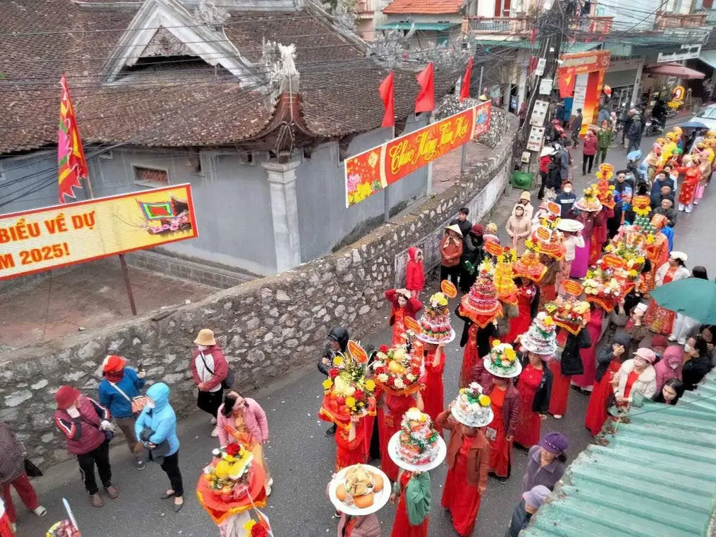 Quang cảnh Lễ hội Đại Kỳ Phước đình làng Cốc