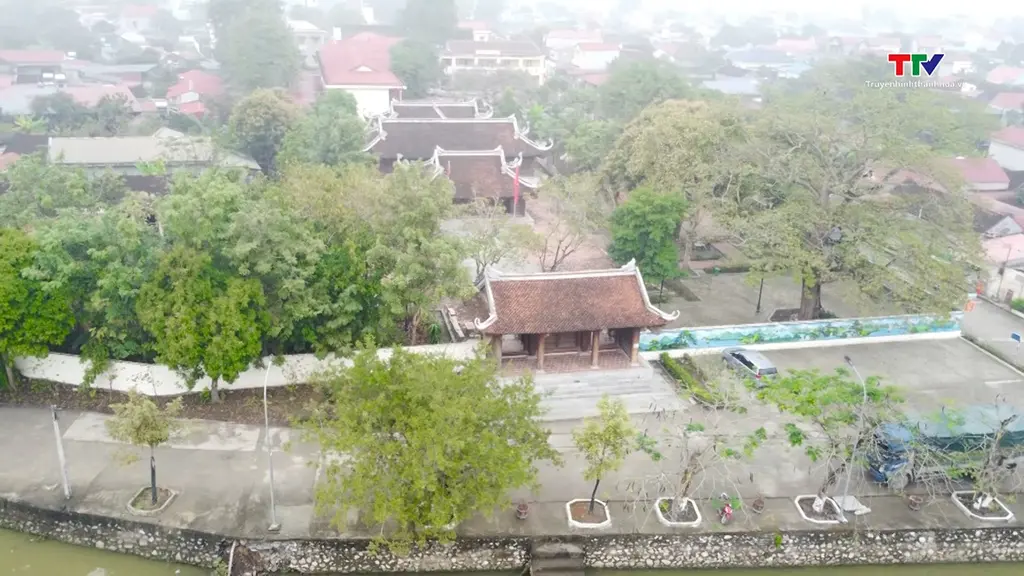 Cảnh quan di tích Từ Đường Phúc Quang nhìn từ trên cao