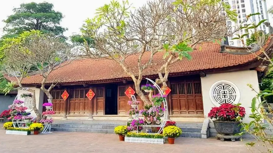 Cảnh quan tại Văn Miếu Bắc Ninh