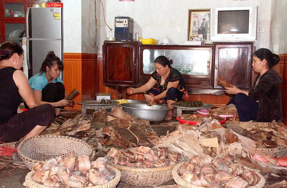 Công đoạn làm bánh