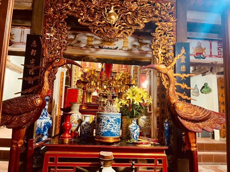Không gian cảnh quan di tích Đình Mục Xá