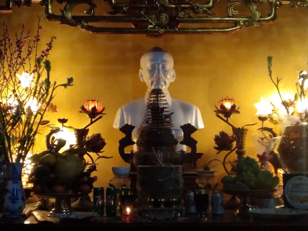 Không gian cảnh quan bên trong di tích Đình Tứ Kỳ