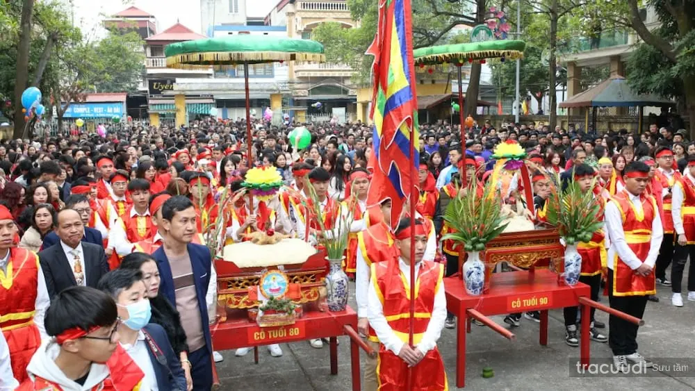 Lễ tế tại lễ hội Lim