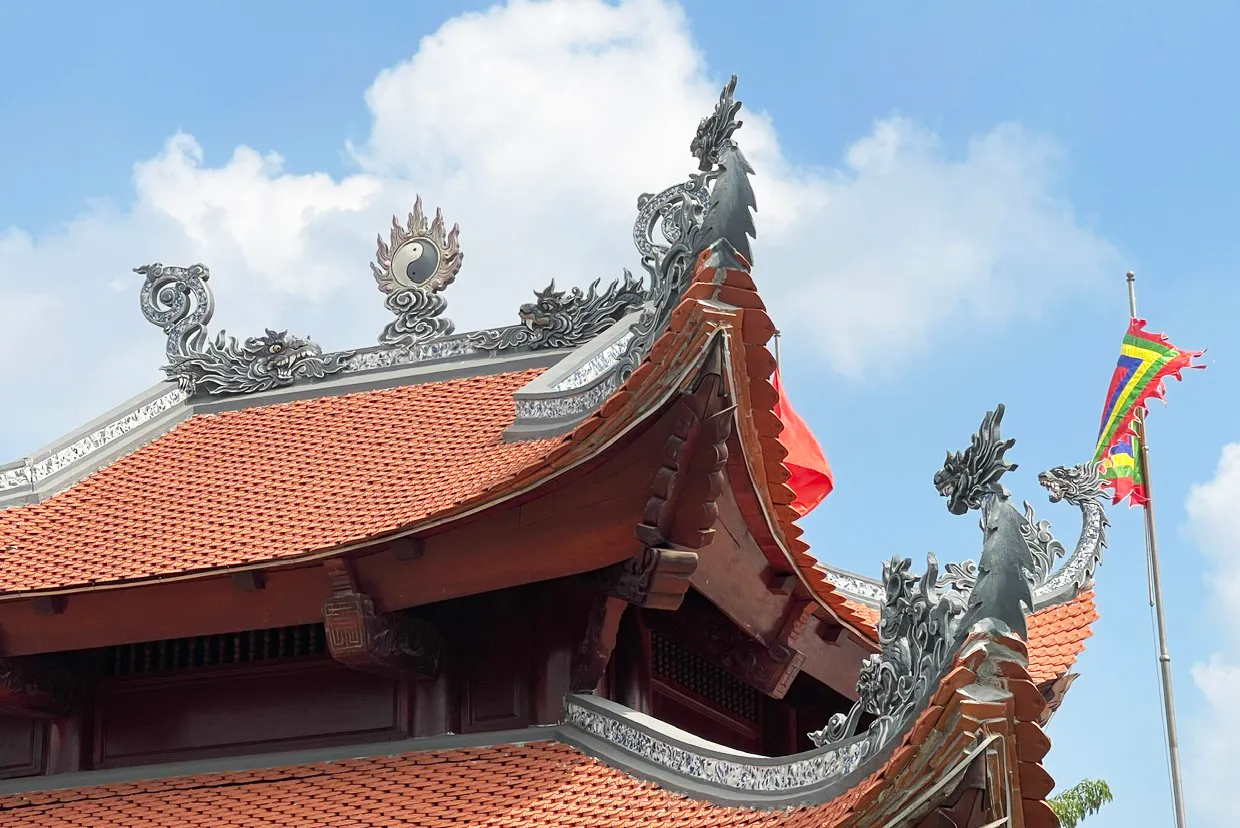 Kiến trúc mái đao Đình Hạ Giang