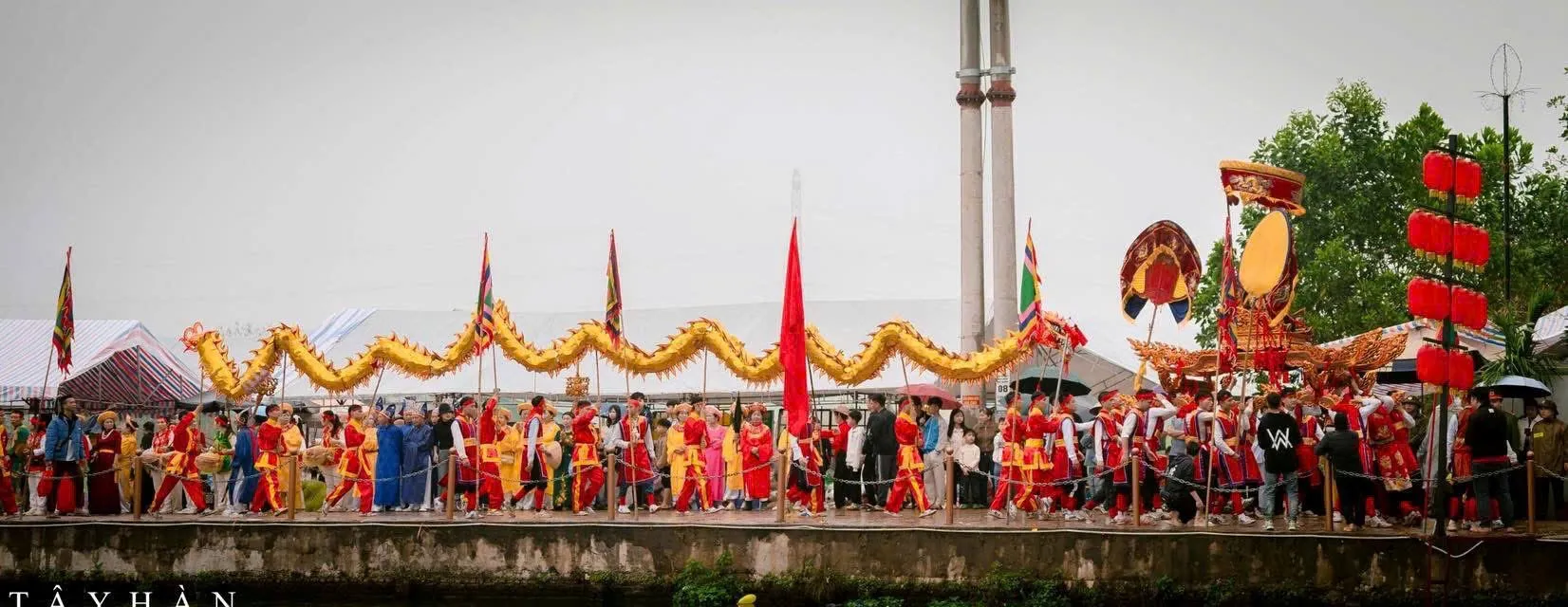 Lễ rước tại Lễ hội Đình Làng Tốt Động