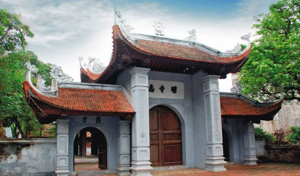 Chùa Nễ Châu tại Khu di tích Phố Hiến