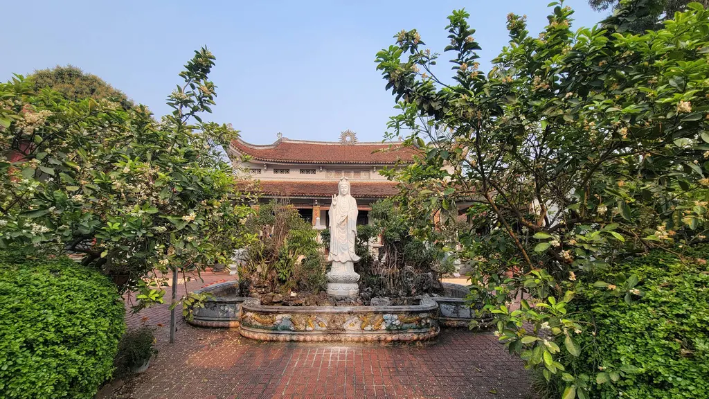Không gian cảnh quan di tích Chùa Vĩnh Phúc