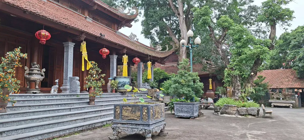 Cảnh quan di tích Chùa Cự Đà (Khoan Tế)