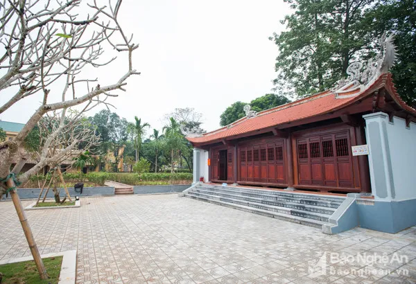 Cảnh quan tại khu lưu niệm Phan Bội Châu