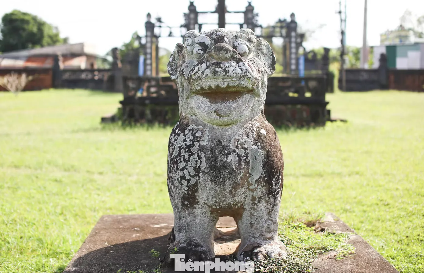 Tượng sư tử đá tại Thành Hoàng Đế