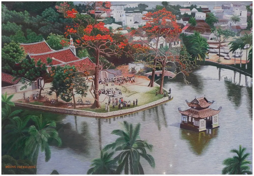 Tác phẩm “Chùa Thầy”, giải Nhì năm 2019 tại Hà Nội