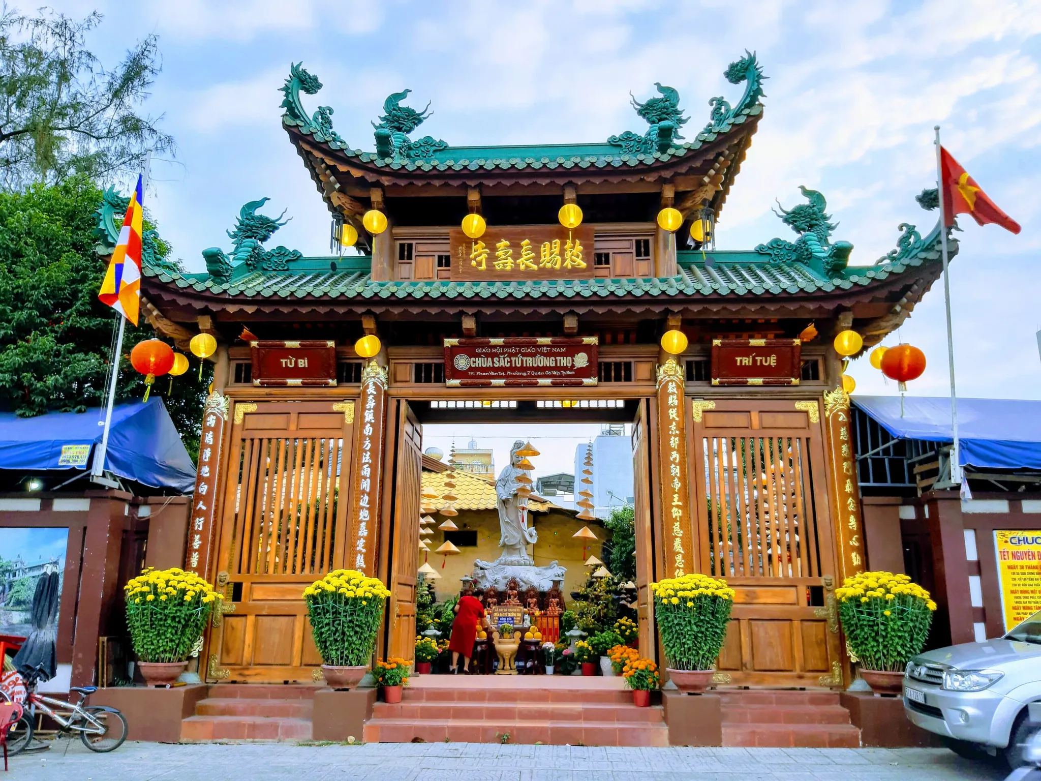 Không gian cảnh quan Chùa Sắc Tứ Trường Thọ
