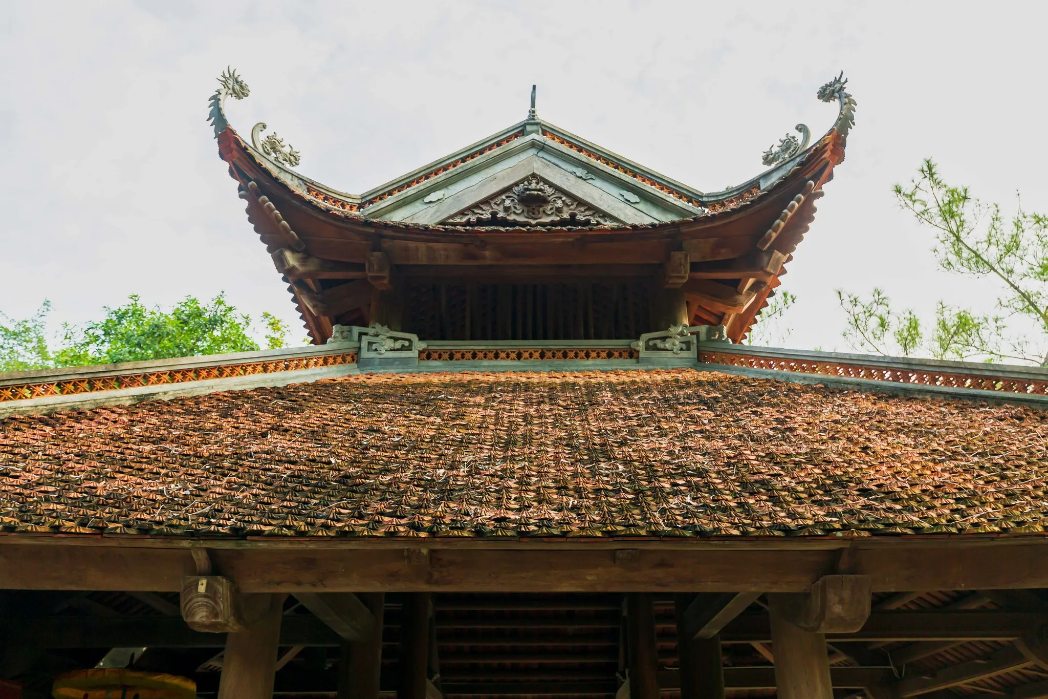 Cảnh quan Kiến trúc Đền đước thánh Cả