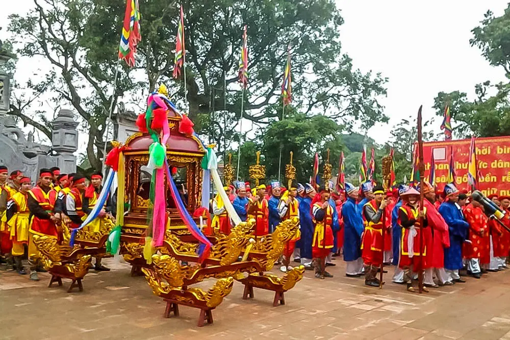 Lễ tế Thánh Lễ hội Vật Võ Liễu Đôi