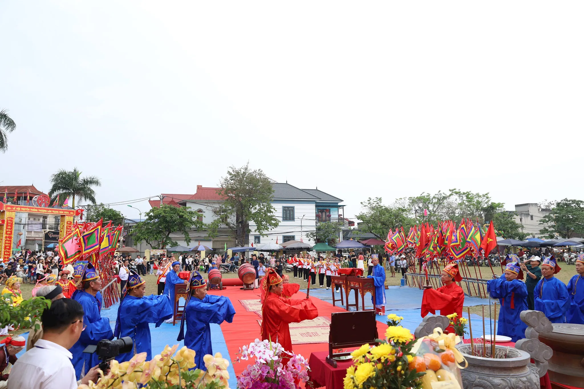 Lễ tế truyền thống tại Hội làng Thượng Lâm Trang
