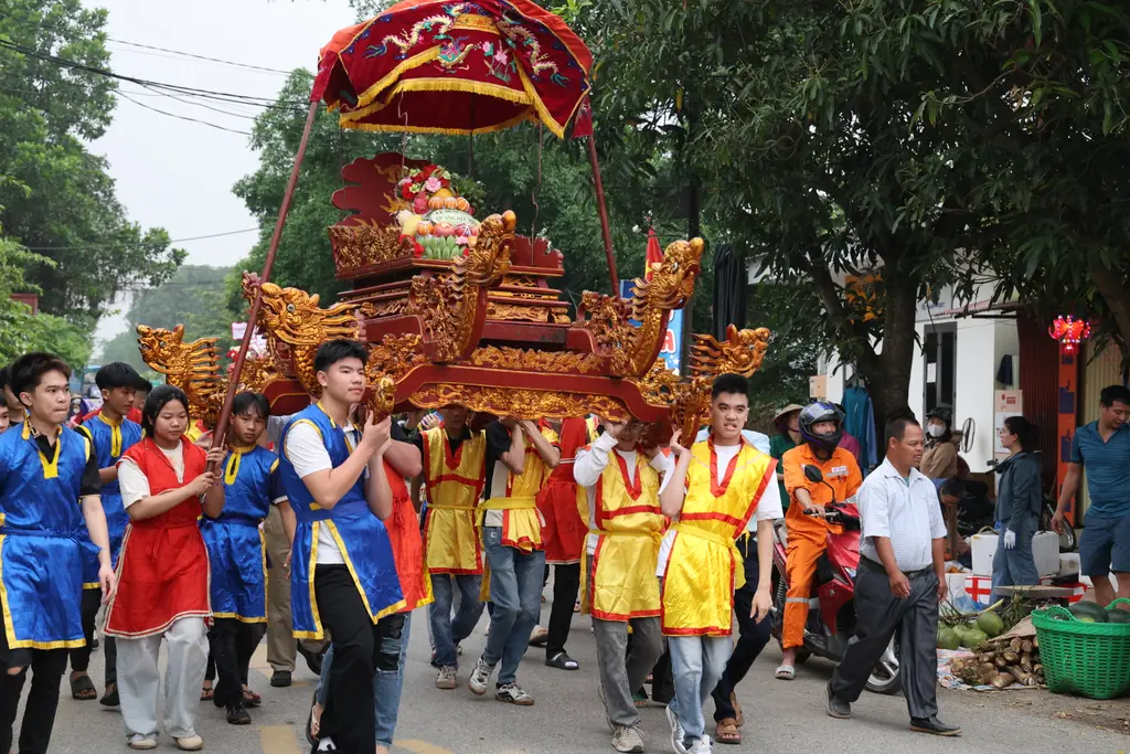 Nghi thức rước lễ, rước án văn tại Lễ hội đình Quang Húc