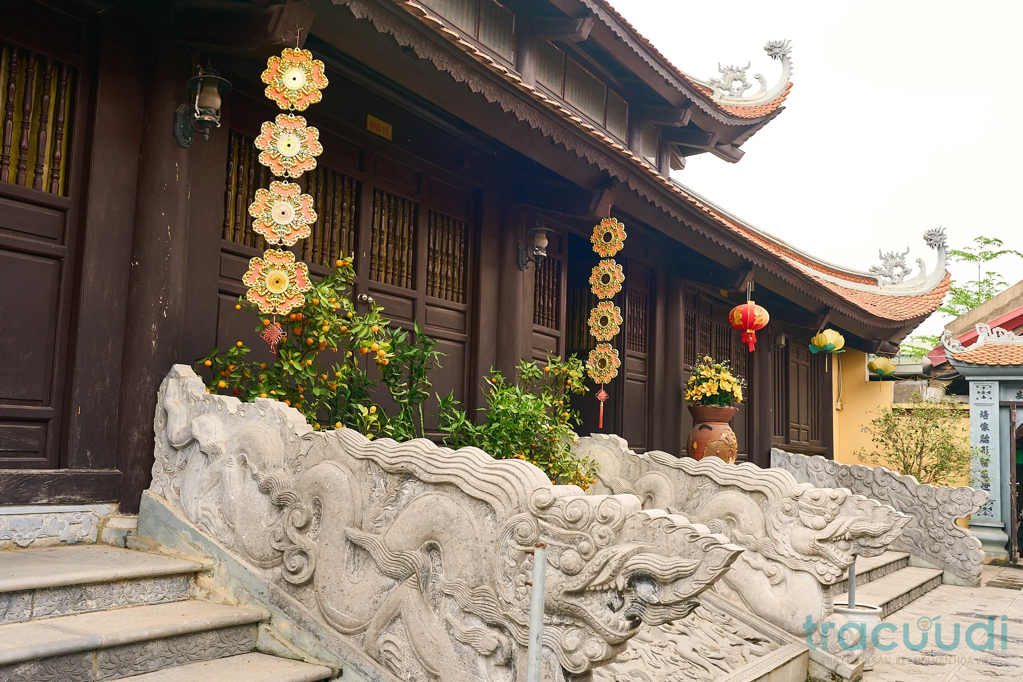 Không gian cảnh quan di tích Chùa Dận (Chùa Cổ Pháp)