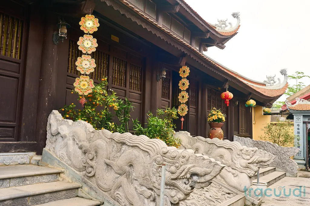 Không gian cảnh quan di tích Chùa Dận (Chùa Cổ Pháp)