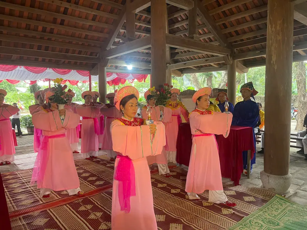 Nghi thức tế lễ trong Lễ hội Đền thờ Lê Uy và Trần Khát Chân