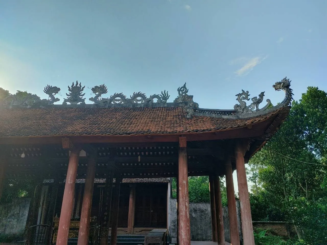 Không gian cảnh quan di tích Đình Sơn Trung
