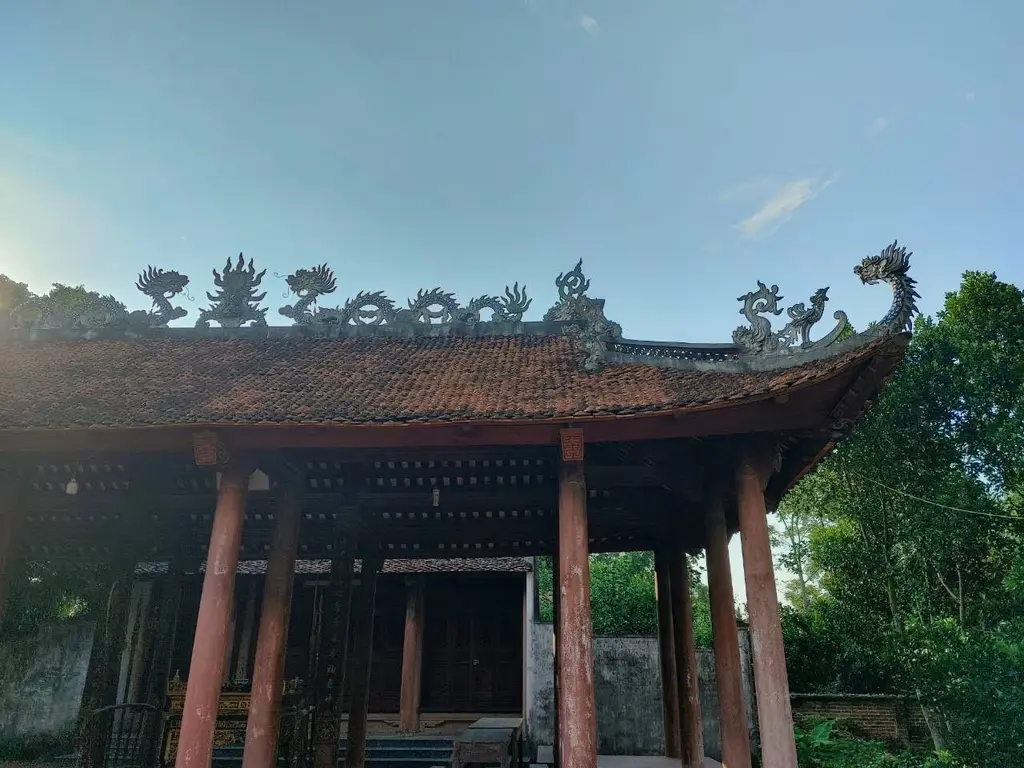 Không gian cảnh quan di tích Đình Sơn Trung