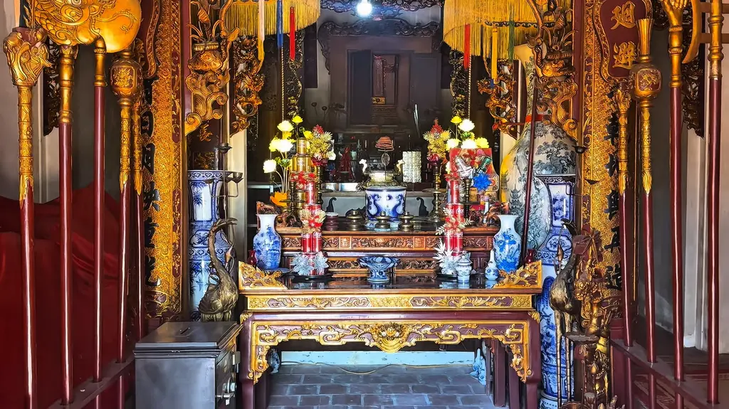 Không gian kiến trúc di tích Đền Thụy An