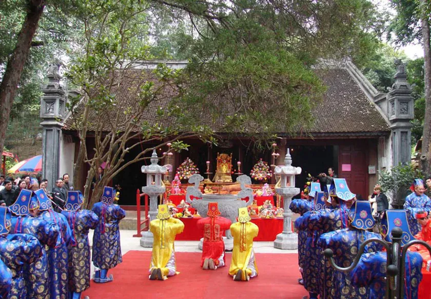 Lễ tế tại Lễ hội Tản Viên Sơn Thánh