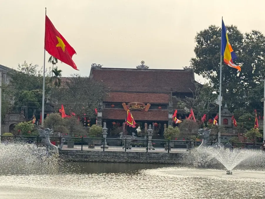 Cảnh quan di tích Chùa Cự Đà (Khoan Tế)