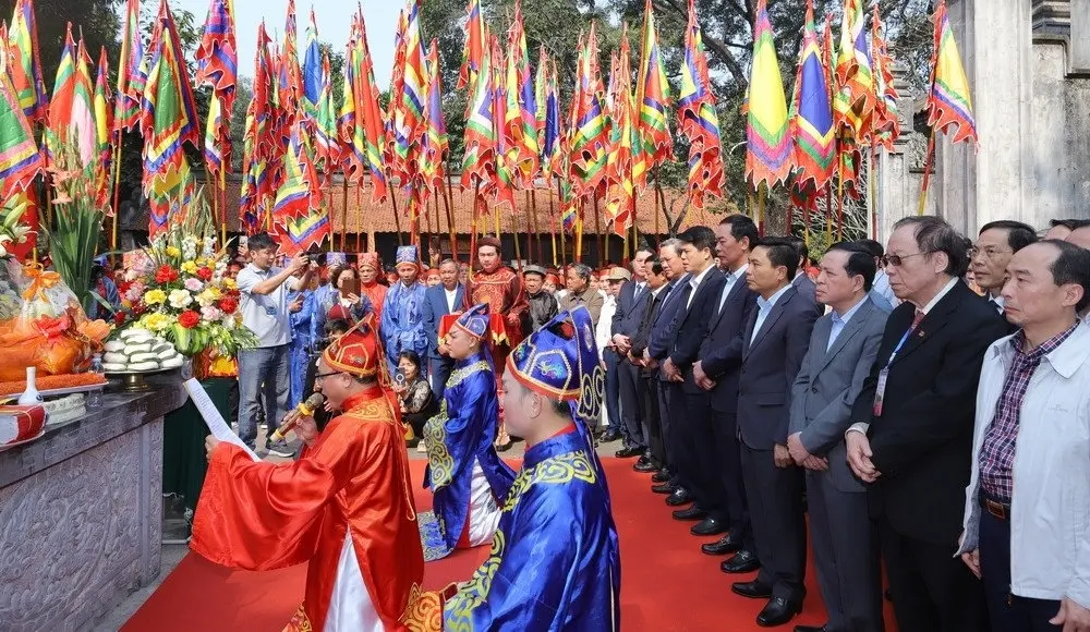 Nghi lễ tại Lễ hội Đền Bà Triệu