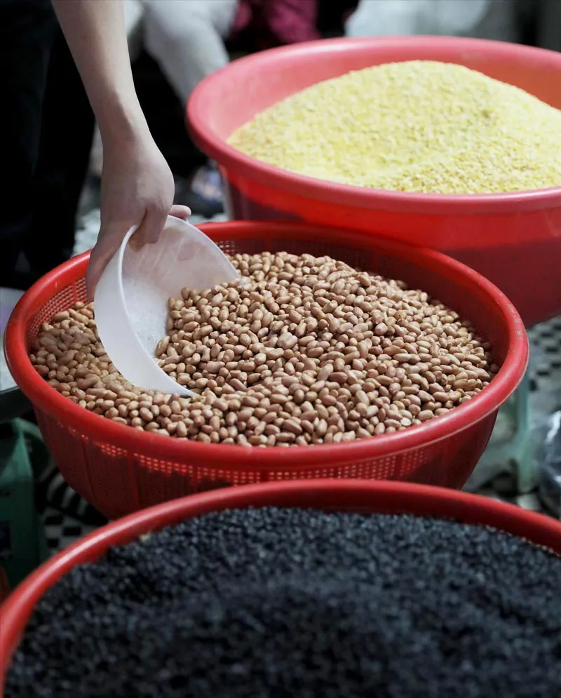 Các loại đậu đỗ làm nguyên liệu nấu nên các món xôi khác nhau