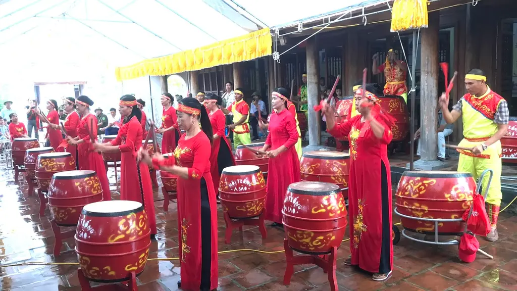 Màn trống khai Hội đền A Sào