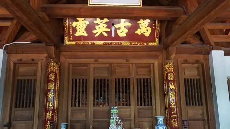 Không gian kiến trúc Đền Thắng Trí
