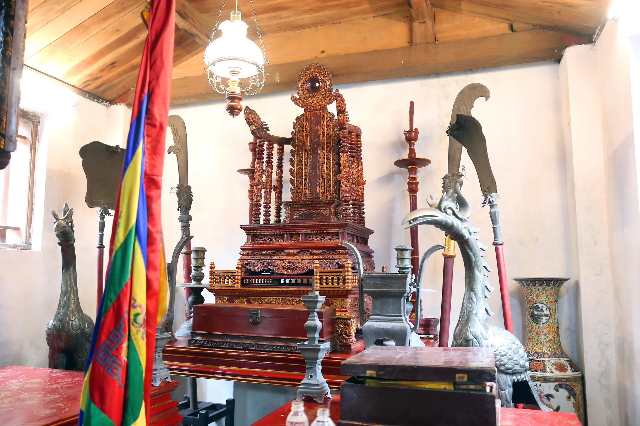 Không gian hậu cung đình Hòe Thị