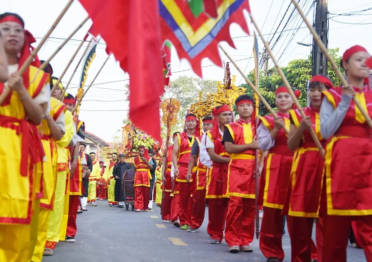 Lễ rước tại Hội đình Bắc Hạ