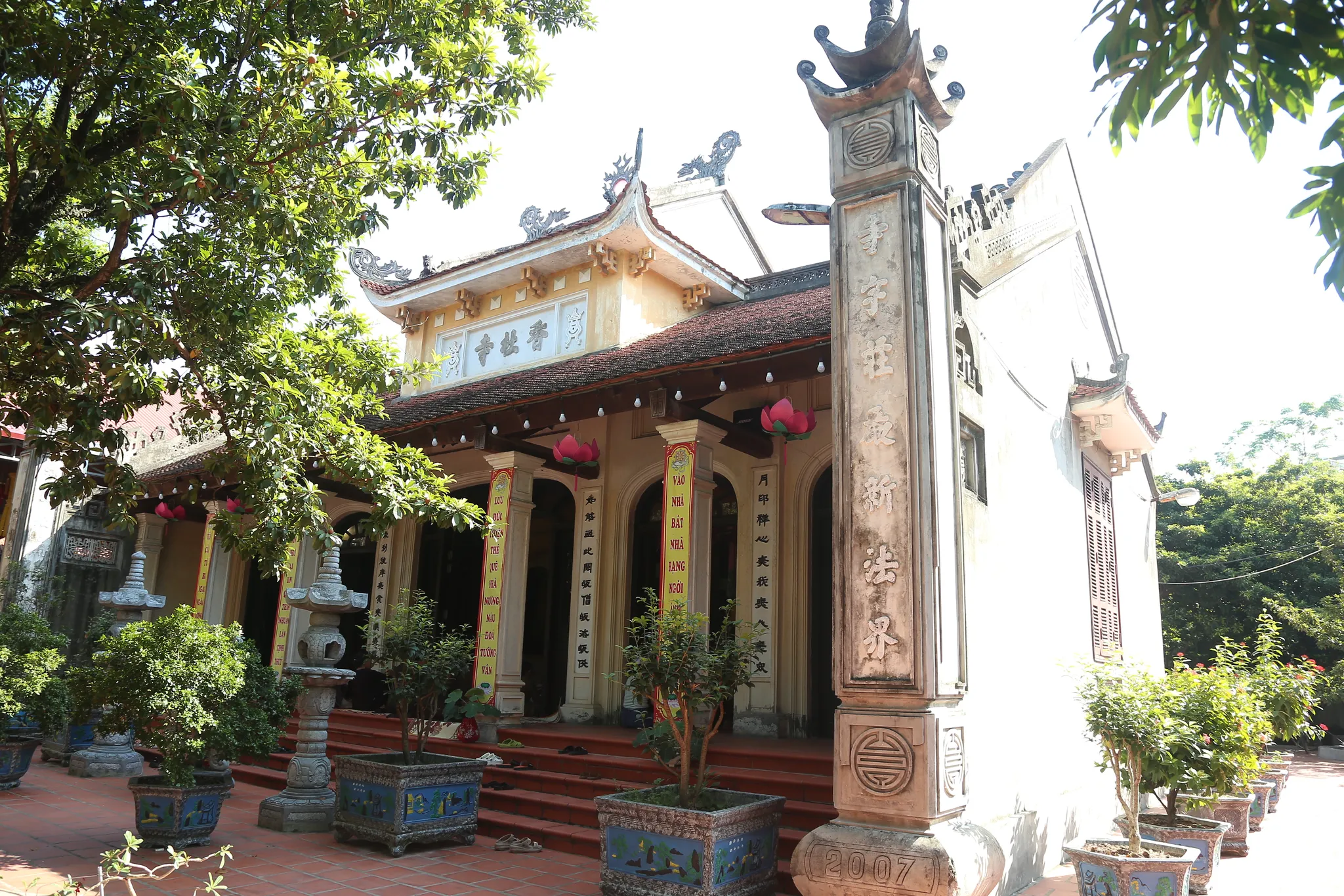 Cảnh quan Chùa Hòe Thị (Chùa Hương Đỗ)