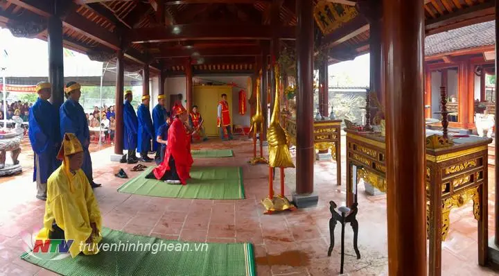Nghi thức cúng tế tại Lễ hội Đền Khai Long