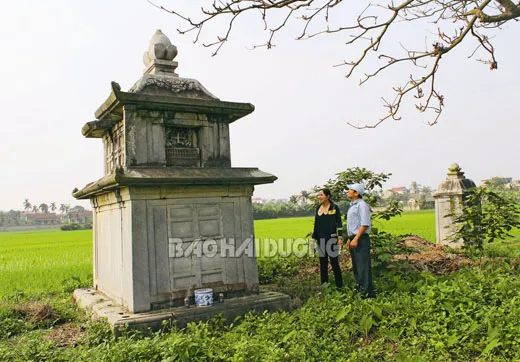Quang cảnh tại Lăng bà Bổi