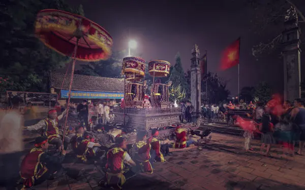 Lễ rước Thánh tại Hội đình Tường Phiêu