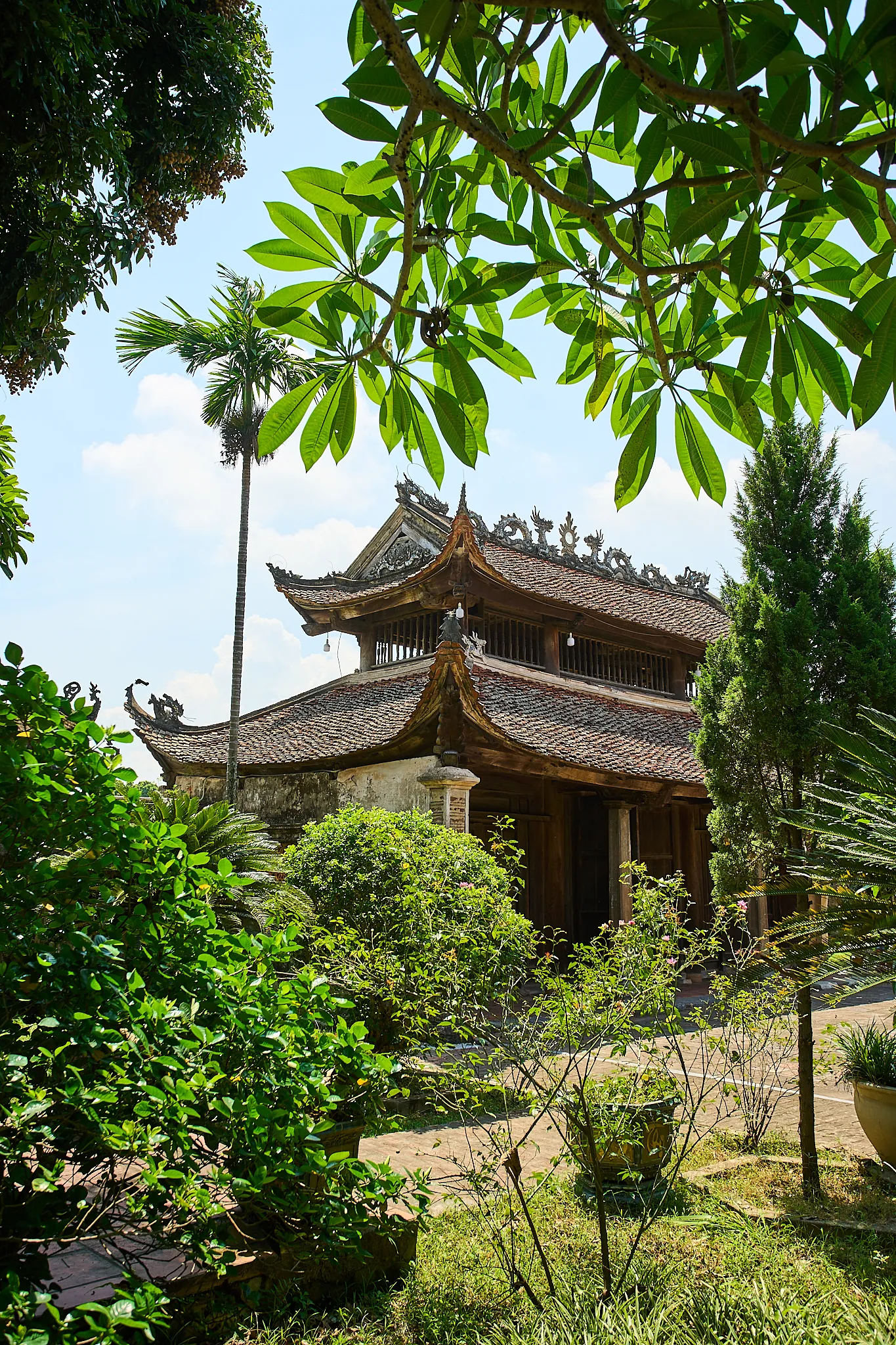Một góc khuôn viên Đình So
