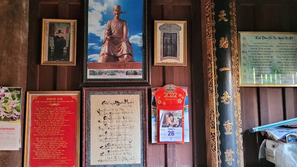 Cận cảnh bên trong Từ Đường Nguyễn Khuyến