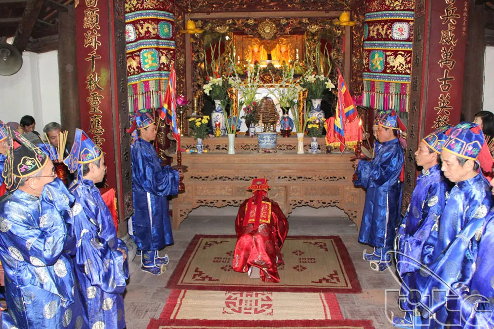 Lễ tế tại Lễ hội đền Đồng Nhân
