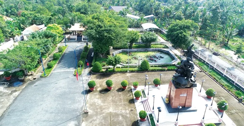 Toàn cảnh khu di tích chiến thắng Ấp Bắc