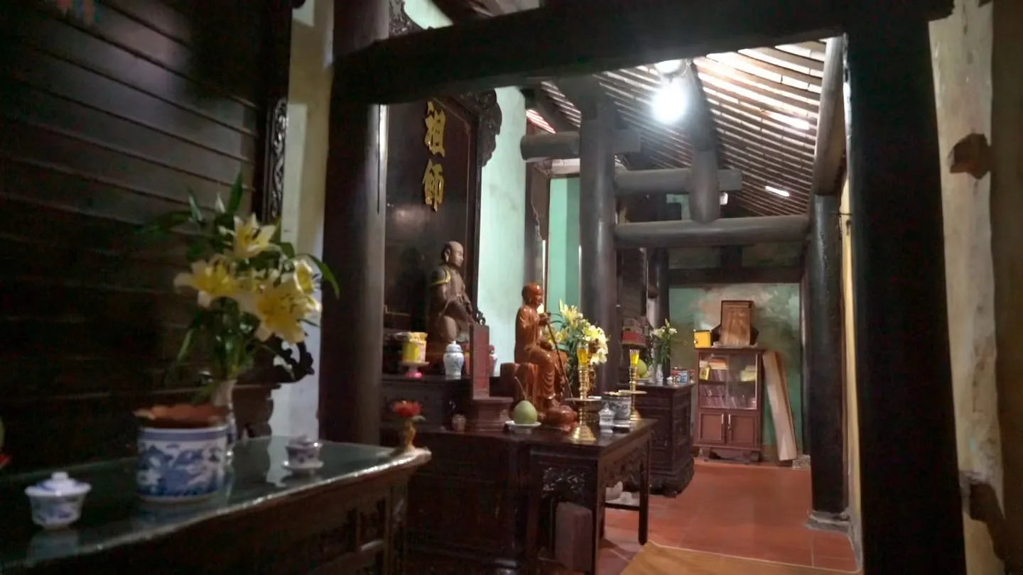 Không gian kiến trúc bên trong chùa Hải Tạng