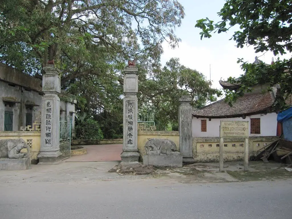Không gian cảnh quan di tích Đình Giẽ Thượng