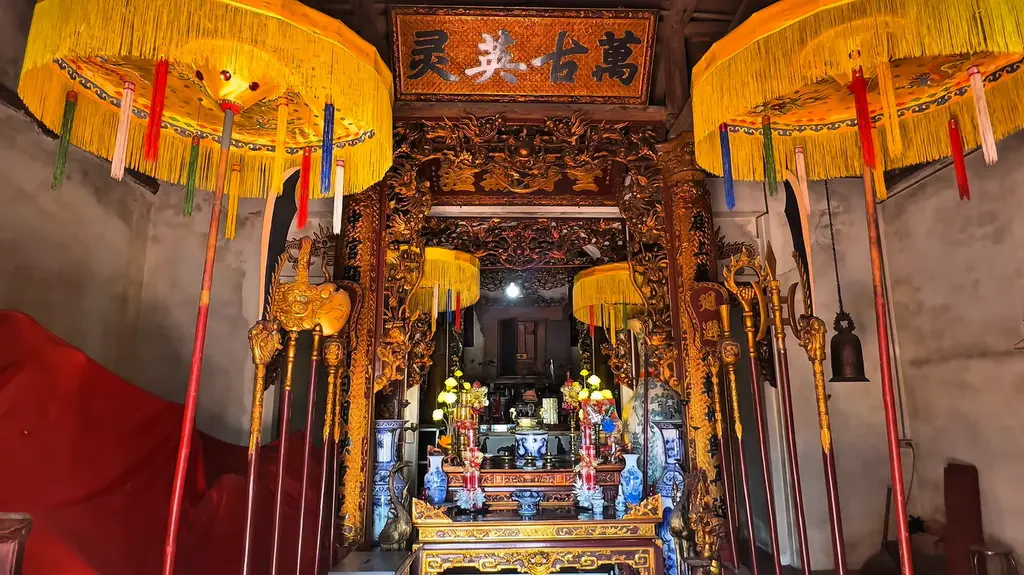 Không gian kiến trúc di tích Đền Thụy An