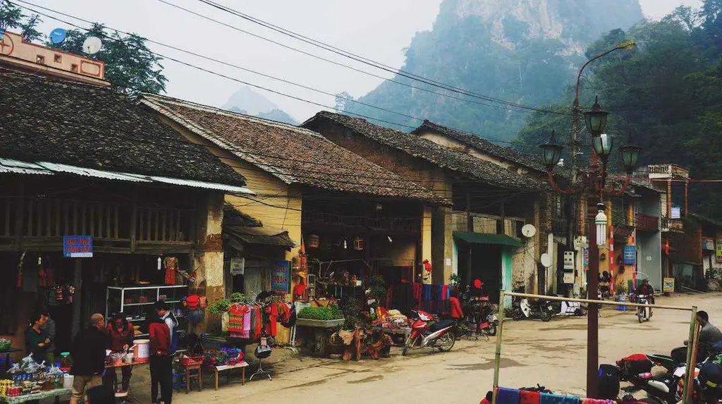 Một góc tại Phố Cổ Đồng Văn