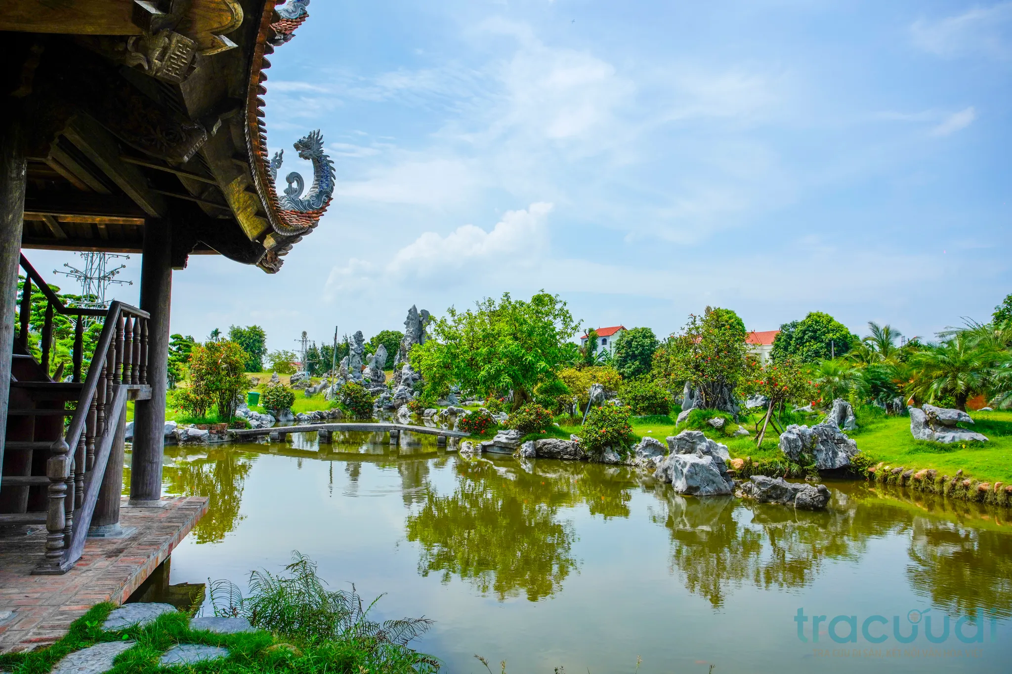 Hình ảnh non bộ trong di tích Chùa nôm (Linh Thông Cổ Tự)
